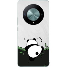 Le Balvo Honor X9B Uyumlu Bambuya Çıkan Panda Baskılı Silikon Kılıf