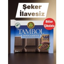Russet Tombol Şeker Ilavesiz Bitter Çikolata 77 gr Kahve Dünyası % 60 Kakao