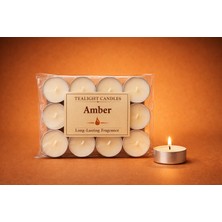 Mumline "18’li Tealight Mum – 3.5 Saat Yanar – Dumansız Kokusu – Restoran & Ev Kullanımı"