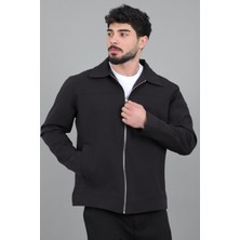 Stil Kombin Yakalı Fermuarlı Mevsimlik Mont Pldp 3033_60390