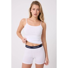 L'espadon Cotton Armour™ Nefes Alabilir Esnek Yumuşak Örme Pamuk Premium Kadın Uzun Şort