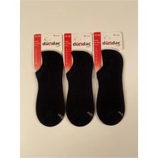 Dündar Unisex Sneaker Dikişsiz Çorap Plus Penye 3'lü
