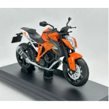 Welly Ktm 1290 Super Duke R 1:18 Lisanslı Motorsiklet Model 16X10.5 cm Kutuda