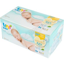 2 Adet Uni Baby Yenidoğan Islak Havlu 40 Yaprak 3 Lü