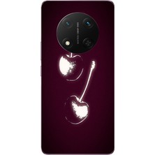 Le Balvo Honor Magic 7 Lite Uyumlu Iki Kiraz Baskılı Silikon Kılıf