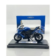 Welly Suzuki GSX-S1000F Lisanslı 1:18 Motorsiklet Model 16X10.5 cm Kutuda