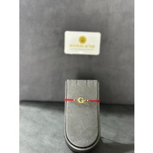 Baykal Kuyumculuk 14 Ayar Altın Harf Bileklik G Harfi 0.35 Gr.