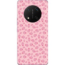 Le Balvo Honor Magic 7 Lite Uyumlu Pembe Balıklar Baskılı Silikon Kılıf