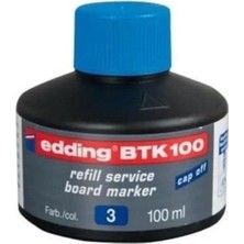 Düzey Edding Btk 100 Tahta Kalem Mürekkebi Mavi 100 ml