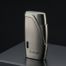 Z-Plus Çift Torch Pürmüz Gunmetal Puro Çakmağı