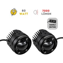 Knmaster Seyon 80W Motosiklet LED Sis Farı
