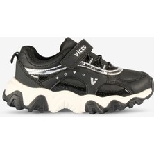 Vicco 346.F25K.210 Dream Filet Siyah-Beyaz Çocuk Spor Ayakkabı