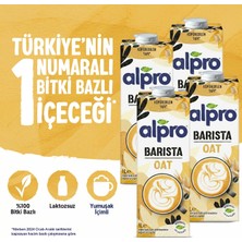 Alpro Barista Yulaf Sütü 4x1 L Vegan Laktozsuz Bitkisel Bazlı