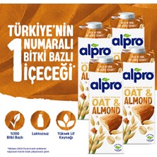 Alpro Yulaf & Badem Sütü 4x1 L Vegan Laktozsuz Bitkisel Bazlı