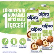 Alpro Fındık Sütü 4x1 L Vegan Laktozsuz Bitkisel Bazlı