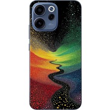 Le Balvo Oppo Reno 15F Uyumlu Renkli Yollar Baskılı Silikon Kılıf