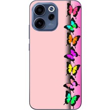 Le Balvo Oppo Reno 15F Uyumlu Kelebeklerin Rüyası Baskılı Silikon Kılıf