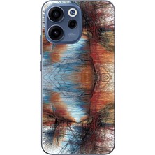 Le Balvo Oppo Reno 15F Uyumlu Karışık Çizgiler Baskılı Silikon Kılıf