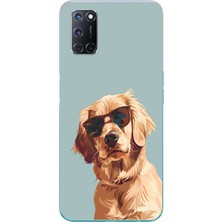 Le Balvo Oppo A52 Uyumlu Karizmatik Köpek Baskılı Silikon Kılıf