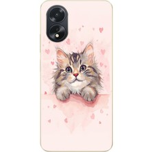 Le Balvo Oppo A38 Uyumlu Benim Kedim Baskılı Silikon Kılıf