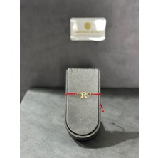 Baykal Kuyumculuk 14 Ayar Altın Harf Bileklik R Harfi 0.35 Gr.
