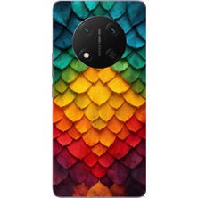 Le Balvo Honor Magic 7 Lite Uyumlu Efsun Renk Demeti Baskılı Silikon Kılıf