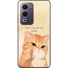 Le Balvo Oppo A5 4g Uyumlu Dont Touch My Phone Baskılı Silikon Kılıf