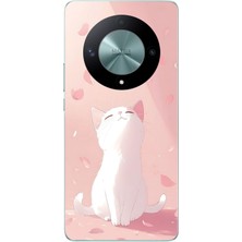 Le Balvo Honor X9B Uyumlu Minnoş Kedi Baskılı Silikon Kılıf