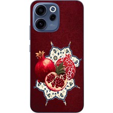 Le Balvo Oppo Reno 15F Uyumlu Nar Retro Baskılı Silikon Kılıf
