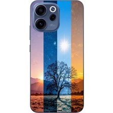 Le Balvo Oppo Reno 15F Uyumlu Gündoğumu Mevsimi Baskılı Silikon Kılıf