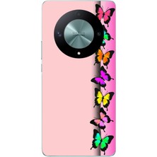 Le Balvo Honor X9B Uyumlu Kelebeklerin Rüyası Baskılı Silikon Kılıf