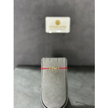 Baykal Kuyumculuk 14 Ayar Altın Harf Bileklik P Harfi 0.35 Gr.