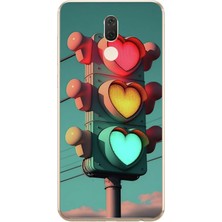 Le Balvo Huawei Mate 10 Lite Uyumlu Kalpli Trafik Lambası Baskılı Silikon Kılıf