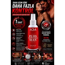 Ada Marketing Plus Man Süre Destekleyici Sprey 30 ml 1 Saat Etkili Uzun Deneyim