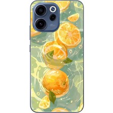 Le Balvo Oppo Reno 15F Uyumlu Limonlar Pastel Baskılı Silikon Kılıf