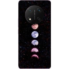 Le Balvo Honor Magic 7 Lite Uyumlu Tüm Gezegenler Baskılı Silikon Kılıf