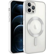 Newface Cosmotex New Iphone 13 Pro Kılıf Kross Magneticsafe Kapak - Gümüş