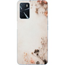 Le Balvo Oppo A16 Uyumlu Kuru Dallar Baskılı Silikon Kılıf
