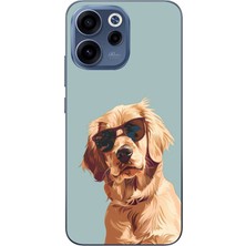 Le Balvo Oppo Reno 15F Uyumlu Karizmatik Köpek Baskılı Silikon Kılıf