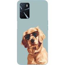 Le Balvo Oppo A16 Uyumlu Karizmatik Köpek Baskılı Silikon Kılıf