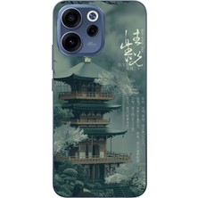 Le Balvo Oppo Reno 15F Uyumlu Japon Evleri Baskılı Silikon Kılıf