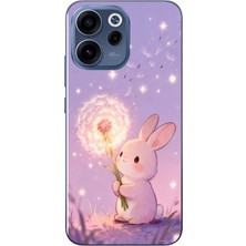 Le Balvo Oppo Reno 15F Uyumlu Büyülü Tavşan Baskılı Silikon Kılıf