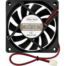 Marxlow 70X70X15 Dc Fan 7cm 12V 2 Uçlu 2p 0.14A