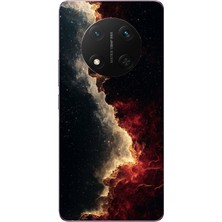 Le Balvo Honor Magic 7 Lite Uyumlu Uzay Boşluğu Baskılı Silikon Kılıf
