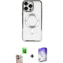 Pileli Store Pilelistore™ iPhone 16 Pro Max Kılıf Nova Işık Özel Seri - Siyah Bilvis 5in1 3D Magic Cam Ekran Koruyucu + Raze Metal Kamera Lens - Nlgy