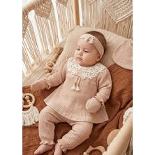 Zeynuko Kız Bebek Linda 5'li Set Yenidoğan Hastane Çıkışı Zıbın Set