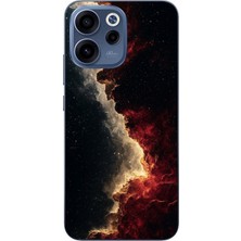 Le Balvo Oppo Reno 15F Uyumlu Uzay Boşluğu Baskılı Silikon Kılıf