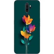 Le Balvo Oppo A5 2020 Uyumlu Modernizimin Çicekleri Baskılı Silikon Kılıf