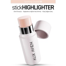 Alix Avien Parlak Işıltılı Nemlendirici Krem Stick Aydınlatıcı - Stick Highlighter 101 Sparkling Crystal