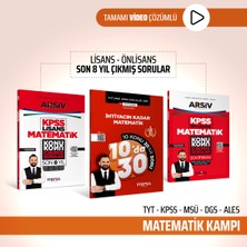 Marka Yayınları 2026 KPSS TYT MSÜ DGS ALES AGS İhtiyacın Kadar Matematik Kampı | 10 Konu | Son 8 Yıl Matematik Konu Konu Çıkmış Sorular